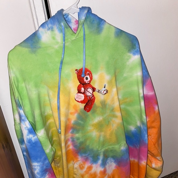 Bear Tie Travis Scott Bear Hoodie TRAVIS SCOTT SKIPPING BEAR HOODIE